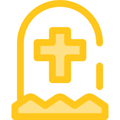 棺 Monochrome Yellow icon