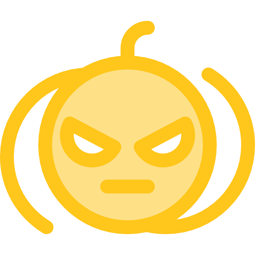 Pumpkin Monochrome Yellow icon