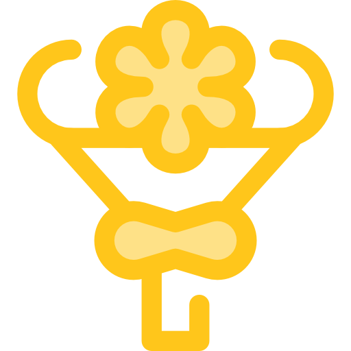 꽃다발 Monochrome Yellow icon