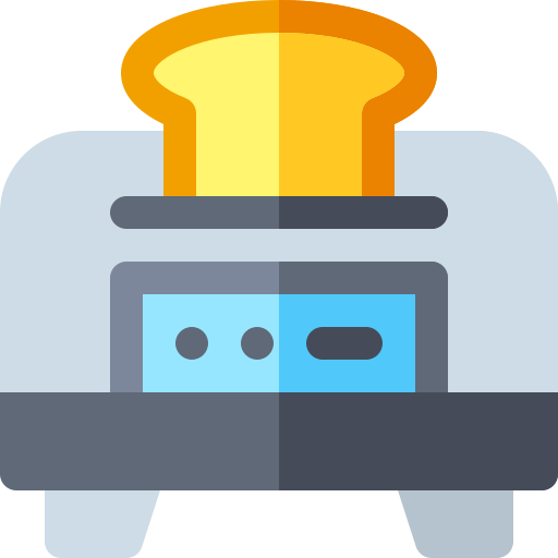 Toaster Basic Rounded Flat icon