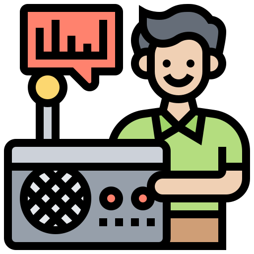 Radio Meticulous Lineal Color icon