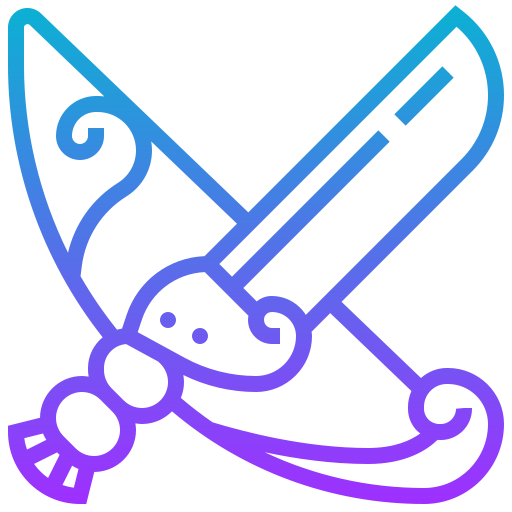 Sword Meticulous Gradient icon