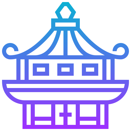 Пагода Meticulous Gradient иконка