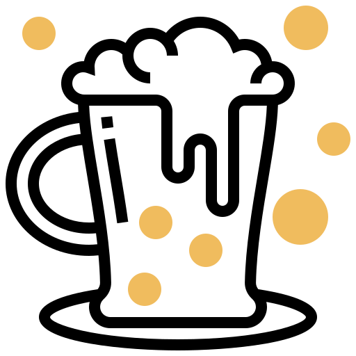 bierkrug Meticulous Yellow shadow icon