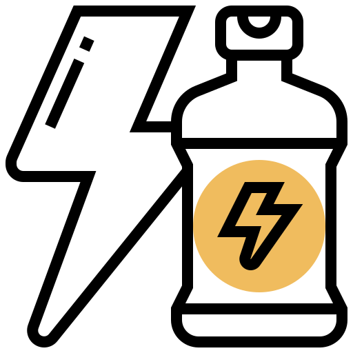energiedrank Meticulous Yellow shadow icoon