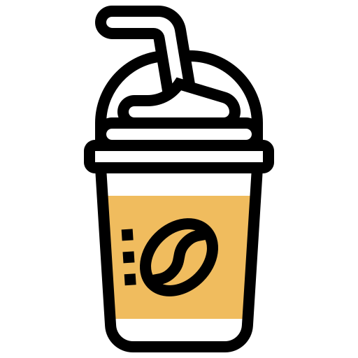 Coffee Meticulous Yellow shadow icon