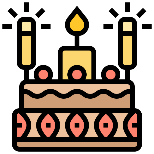 Cake Meticulous Lineal Color icon
