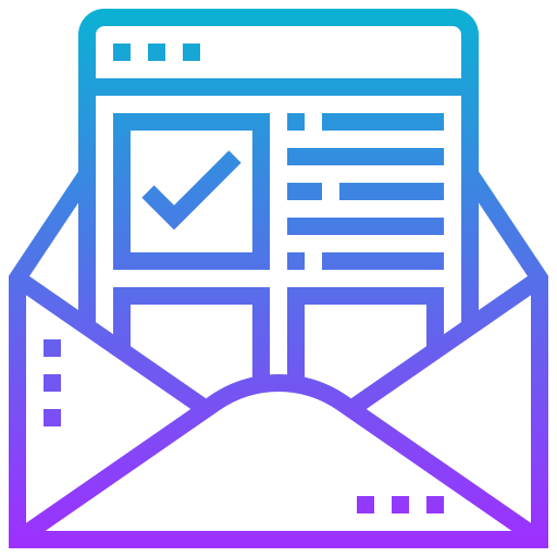 email Meticulous Gradient icono