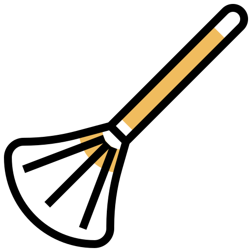 Broom Meticulous Yellow shadow icon