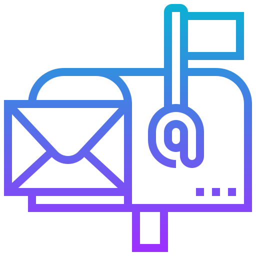 mail Meticulous Gradient icon