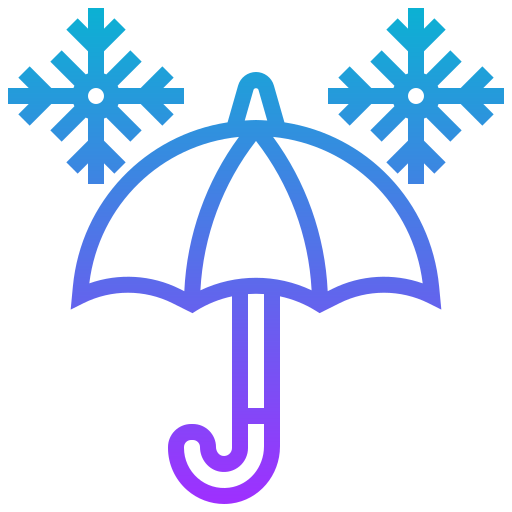 parapluie Meticulous Gradient Icône