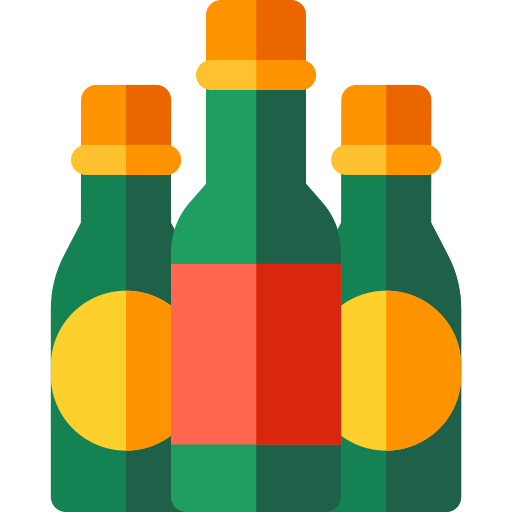 Бутылки Basic Rounded Flat иконка
