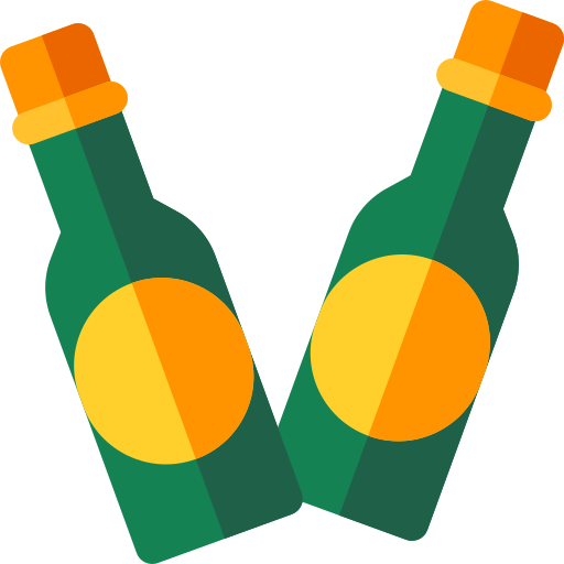 Бутылки Basic Rounded Flat иконка