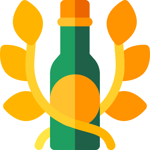 bier Basic Rounded Flat icoon