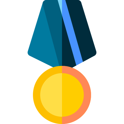 メダル Basic Rounded Flat icon