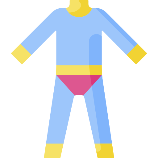 Spandex suit Special Flat icon