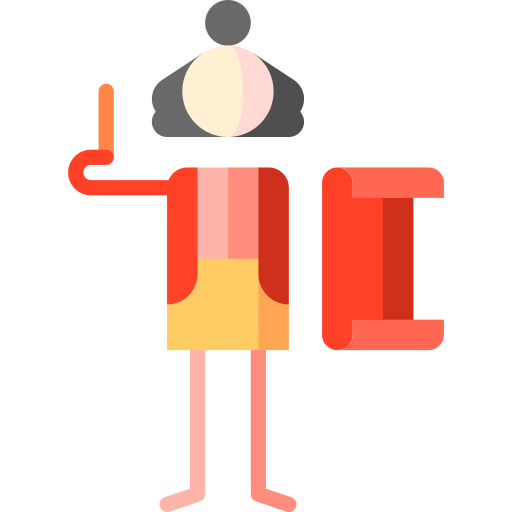 frau Puppet Characters Flat icon