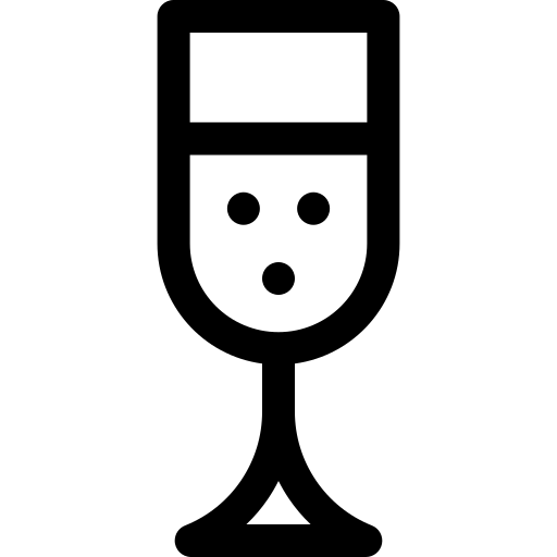 szampan Basic Rounded Lineal ikona