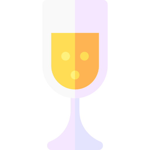 champán Basic Rounded Flat icono