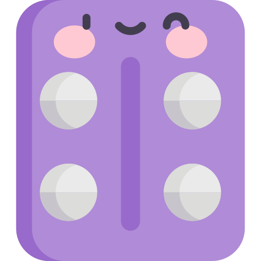 Pills Kawaii Flat icon