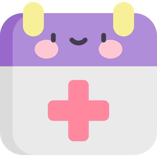 Medical appointment Kawaii Flat icon