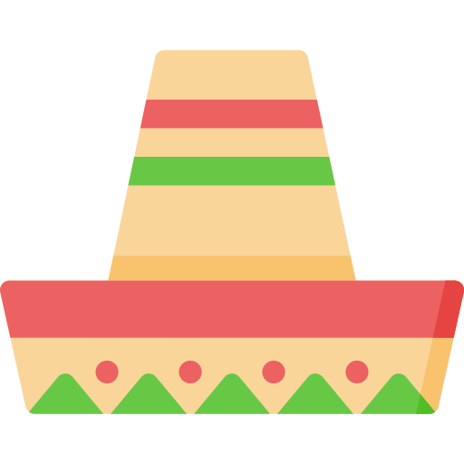 meksykański kapelusz Special Flat ikona