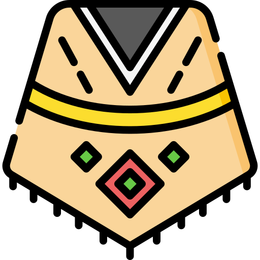 Poncho Special Lineal color icon