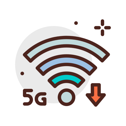 señal wifi Darius Dan Lineal Color icono