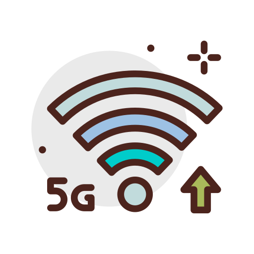 Wifi signal Darius Dan Lineal Color icon