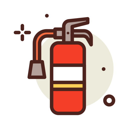 Extinguisher Darius Dan Lineal Color icon