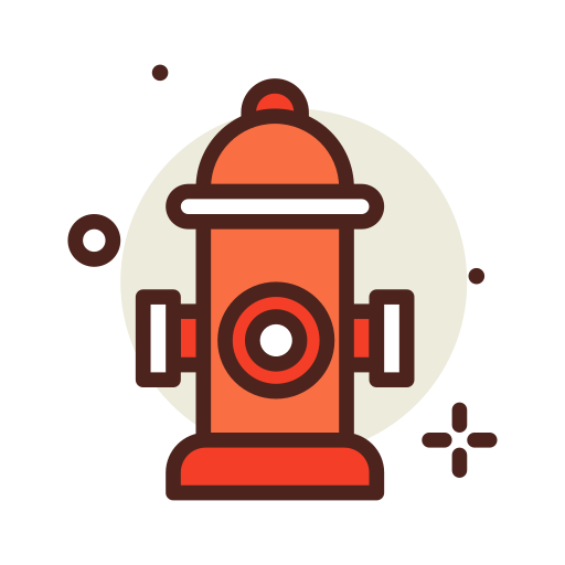 Hydrant Darius Dan Lineal Color icon
