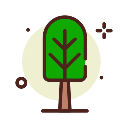 Tree Darius Dan Lineal Color icon
