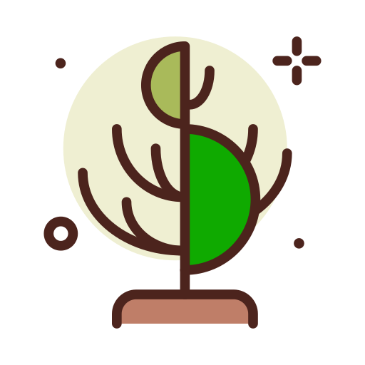 bonsai Darius Dan Lineal Color icona