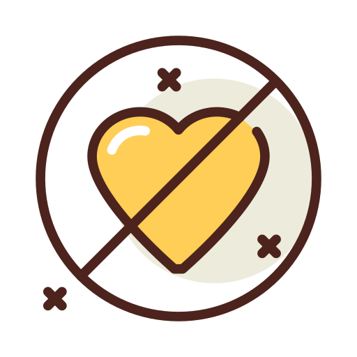 Heart Darius Dan Lineal Color icon