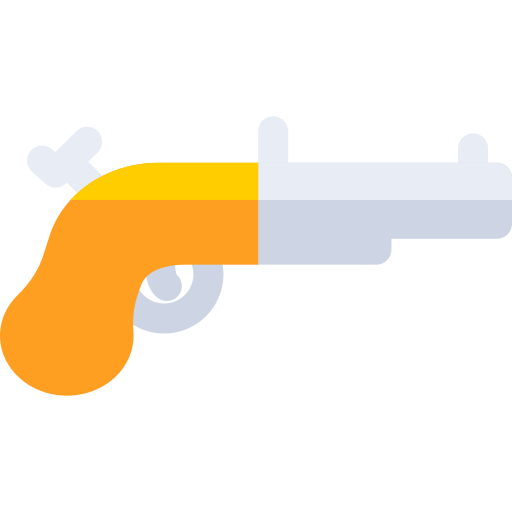 pistolet Basic Rounded Flat ikona