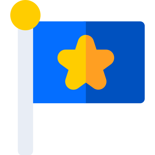 Флаг Basic Rounded Flat иконка