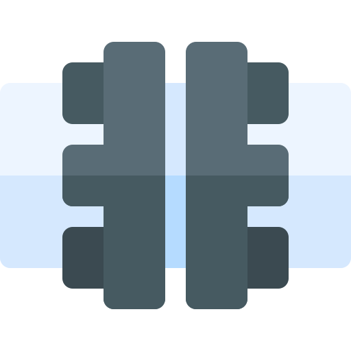 플랜지 Basic Rounded Flat icon