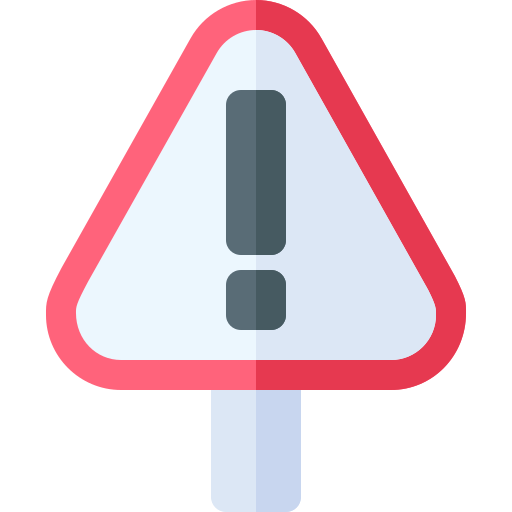 Warning Basic Rounded Flat icon