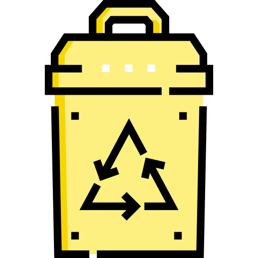 Утилизация отходов Detailed Straight Lineal color иконка