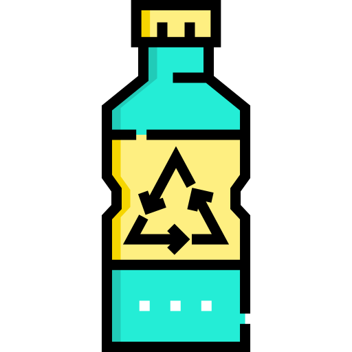 Бутылка Detailed Straight Lineal color иконка