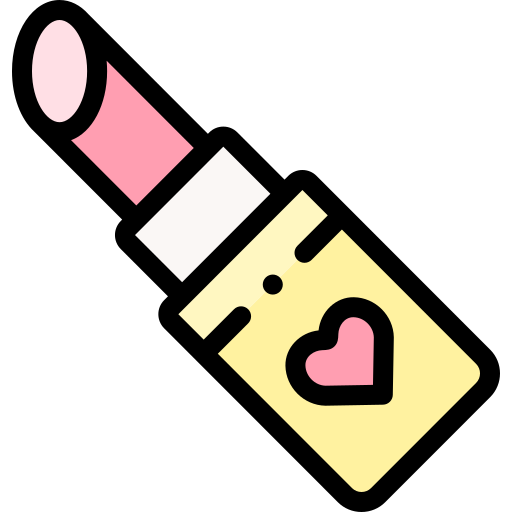 Lipstick Detailed Rounded Lineal color icon