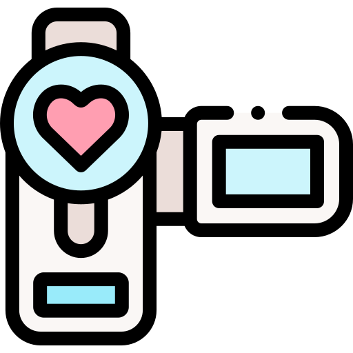 camcorder Detailed Rounded Lineal color icon