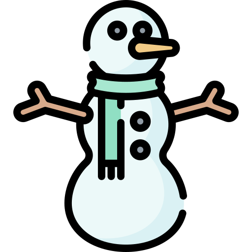 bonhomme de neige Special Lineal color Icône