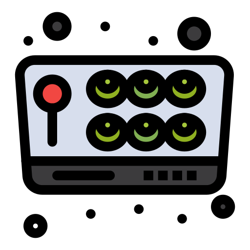 Joypad Flatart Icons Lineal Color icon