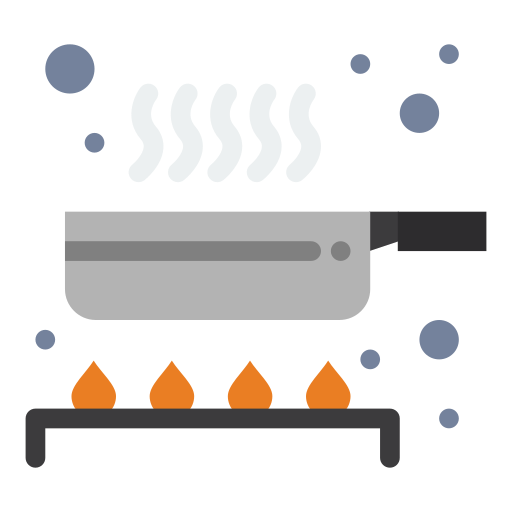 Frying pan Flatart Icons Flat icon