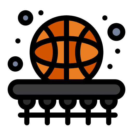 Баскетбол Flatart Icons Lineal Color иконка