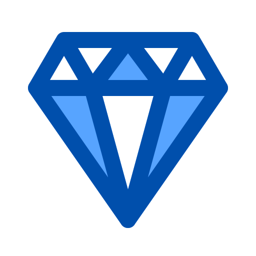 diamant Generic Blue Icône