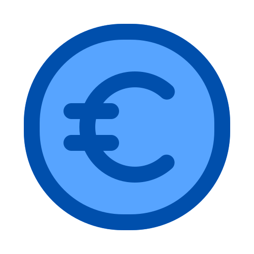 euro Generic Blue icoon