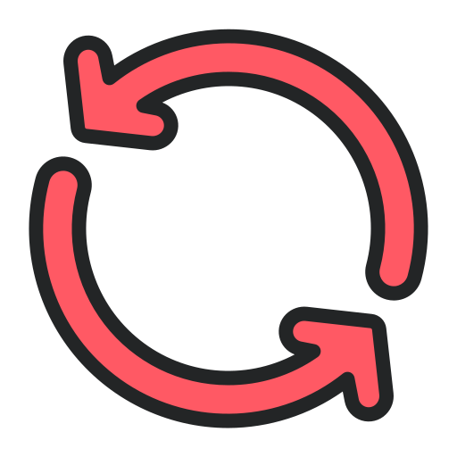 repetir Generic Outline Color icono