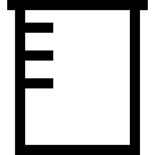 cubilete Basic Straight Lineal icono